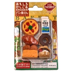 Iwako 造型橡皮擦組 - 麵包店造型, 麵包, 1組