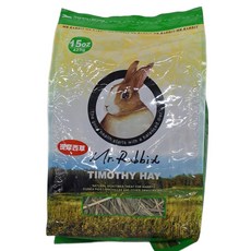Mr.Rabbit 瑞比兔先生 高級提摩西牧草 優質纖維 維持消化健康 提供咀嚼需求, 15oz, 1包
