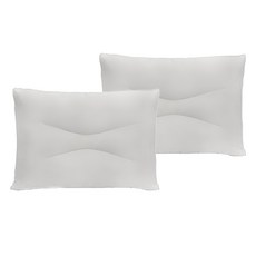 farfe 韓國製造 貝麗芙 抗過敏 可水洗 頸椎枕, 淺灰, 2個