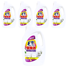 毛寶超強效萬用去污劑, 高效去污，適用範圍廣，白柚清香，綠色環保, 2kg, 5桶