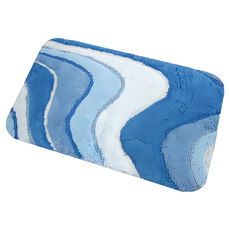 Cotton Field 棉花田傢飾 神采純棉提花踏墊 - 印度產, 50 x 80cm, 淡藍色