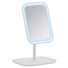 AHOYE LED觸碰式補光化妝鏡 方形, 白色