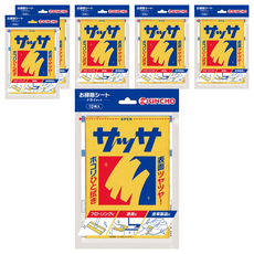 KINCHO 金鳥 SASSA萬用三層雙面擦拭巾, 單色, 10張, 6袋