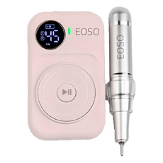 EOSO 蓄電便攜式Q1磨甲機, 轉速0-45000RPM, 10小時續航, 櫻花粉, 1個