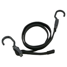 Wild Peak 野峰 扁平可調彈性繩, 100cm, 黑色