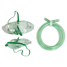 HSINER 新廣業 氧氣面罩噴霧組 未滅菌 SJ4-009 成人面罩 + 兒童面罩 + 氧氣管, 1組