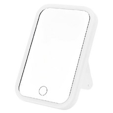 LED化妝鏡, 白色/粉色, 17cm高