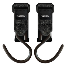 OrganicFactory 嬰兒車掛勾, 黑色, 2個