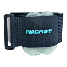 AIRCAST 登卓歐 愛思特充氣式網球肘護具, Black, 20~35.5cm, 1個