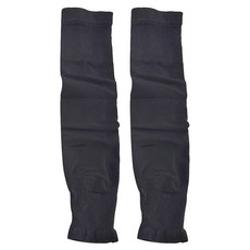 GIAT 吉亞特 UPF50+涼感彈力防曬袖套 平口款 1雙, 黑色