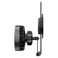 MAGEASY MagMount Qi2 智慧冷卻車用手機支架 數位中控螢幕款, 太空灰, MCGIPH301SG24