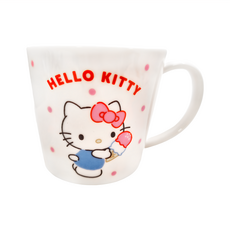 kanesho 金正陶器 陶瓷馬克杯 約9x8cm 250ML, Hello Kitty, 1個