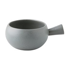 WANDU 瓦讀 日式粗陶調味碟 4203 6吋 灰藍色 - 簡約日式餐具, 1個