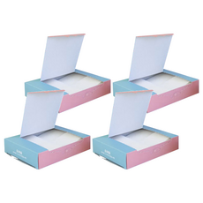 Pure_er 化妝棉 Set 不易起棉屑 可分成兩張, 40枚, 4盒