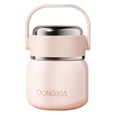 Mass 生活好物 316不銹鋼保溫罐 粉色 550ml 便當盒 燜燒罐, 1個