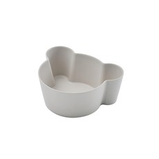 tak. 熊先生抗菌深碗 竹粉樹脂材質 日本產, 白色, 1個