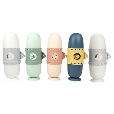 兒童牙刷收納盒組, 多色, 1組