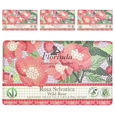 Florinda 密藏玫瑰檀香潤膚皂 200G, 4個
