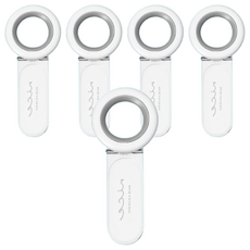 馬桶提蓋器 圓形款 ABS+PC+TPR材質, 霧霾藍, 5個