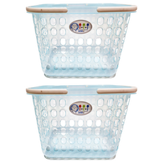 JUSKU 佳斯捷 置物籃, 小山櫻花, 2個