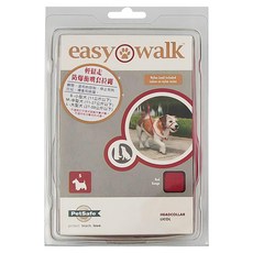 PetSafe 普立爾 輕鬆走防暴衝嘴套, 附尼龍牽引繩, 紅色, 1個