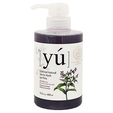 yu 東方森草 寵物沐浴乳 紫雲肌膚修護配方 犬貓用 天然草本配方 舒緩皮膚 13.5 oz, 400ml, 1瓶