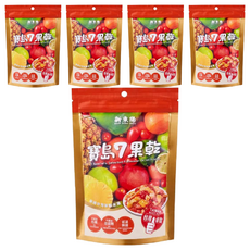 新東陽 寶島7果乾, 低溫烘焙保留水果營養, 小塊切丁方便入口, 七種台灣綜合水果一次滿足, 150g, 5包