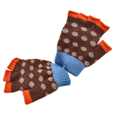 KOCOTREE 北歐風五指翻蓋手套, 藍色, 均碼(12 × 8cm)