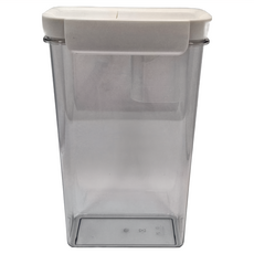 懶角落 帶出料口雜糧收納盒，2300ml, 大號, 1個, 透明