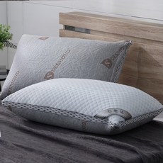 Ishur 伊舒爾冰火石墨烯獨立筒枕, 涼感紗纖維, 66顆獨立筒彈簧, 台灣製造, 72 x 45cm, 1個