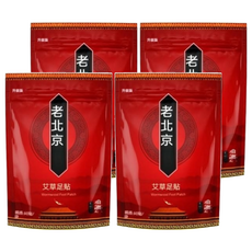 老北京 足貼套組 艾草老薑, 60片, 4包