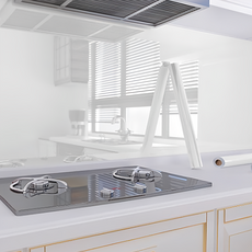 費歐家 防油貼 珠光白 300 x 60cm，廚房防油污壁貼，耐高溫易清潔，輕鬆打造潔淨廚房, 1張