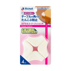Richell 利其爾 邊角用護套, 4.5 × 4.5 × 17cm, 白色, 1組