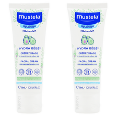 mustela 慕之恬廊 慕之幼 潤面乳霜, 40ml, 2條
