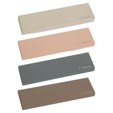 J.Table Dalcomm 匙筷架4件組 - 灰色+粉色+米色+棕色, 灰色 + 粉色 + 米色 + 棕色, 1組