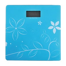 感恩使者 視障語音電子體重計 - 高強度鋼化玻璃, ABS, LCD, 28x28x2.5cm, 最大秤重180公斤, 藍/綠/紅, ZHCN2109, 藍色, 1個
