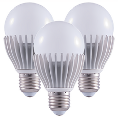 K Light 光然 全鑄鋁 LED 燈泡 10W 黃光 3入 節能護眼, 1盒