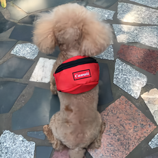 SassyDog 寵物腰包, 潮牌紅, 1個