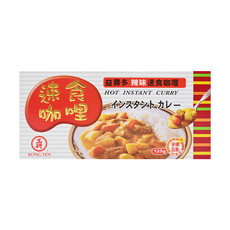 KONG YEN 工研 益壽多咖哩 辣味, 125g, 1盒