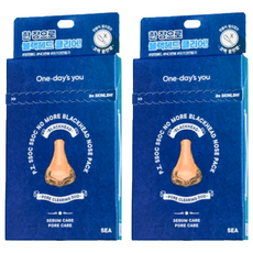 One-day's you 黑頭掰掰毛孔清潔鼻貼, 5片, 2組