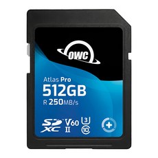 OWC Atlas Pro SD 記憶卡 SDXC UHS-II V60, 512GB, 1個