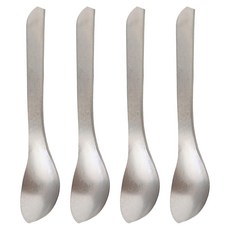 JUST HOME 霧面銀304不鏽鋼點心匙 7291-02A, 銀色, 4個