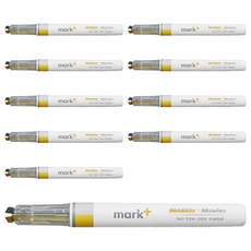 kokuyo mark+ 兩用同色系螢光筆, 10支, PM-MT200-10S-L1