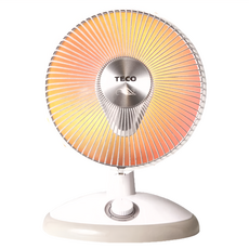 TECO 東元 10吋遠紅外線碳素式電暖器 YN1012AB, 定時功能3小時, 可調整角度