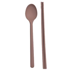 Kitchen Factory 造矽膠筷子 + 湯匙組 韓國製, 筷子 + 湯匙, 1組, milkcocoa