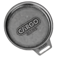 CARGO container 野火雪拉碗蓋盤 大, 鐵灰色, 1個