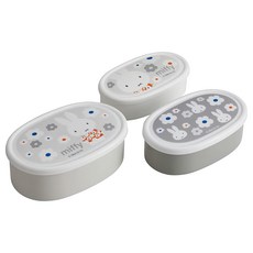 Skater 抗菌保鮮盒組, 3個, 1組