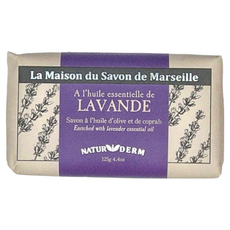 La Maison 馬賽皂之家 薰衣草香氛精油面膜皂 - 125g, 橄欖油與椰子油, 4顆