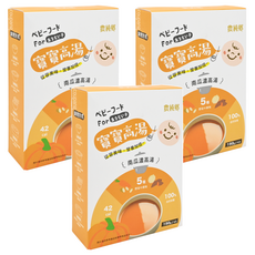 農純鄉 寶寶高湯 南瓜濃高湯 4包, 600g, 3盒