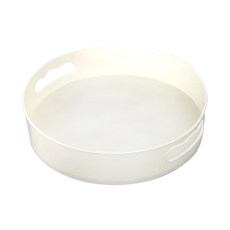 小麥購物 多功能旋轉收納盤 C018 170g, 象牙白, 3包